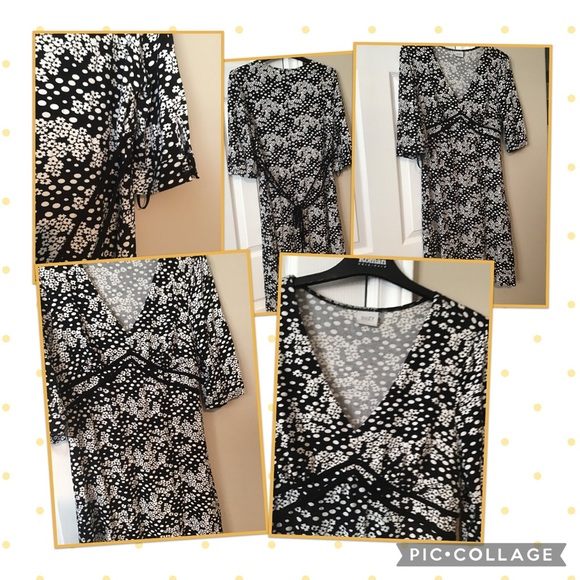 A great bold black and white dress New - Picture 2 of 15